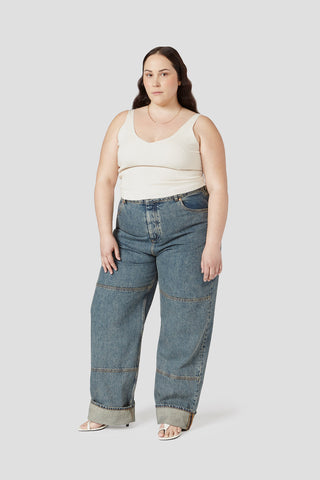 Ash Double-Knee Jeans