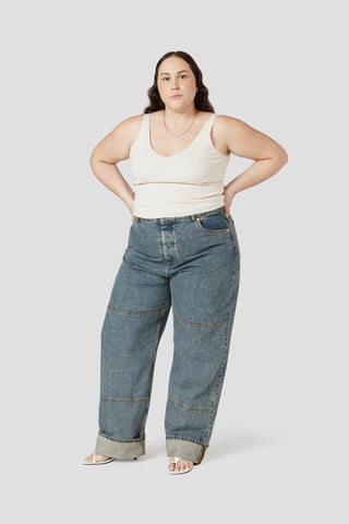 Ash Double-Knee Jeans